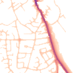 Daytime road noise heatmap for CW10 0AD