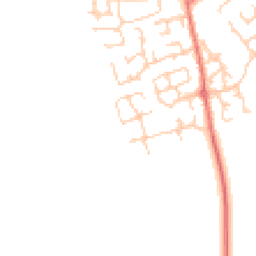 Daytime road noise heatmap for CW10 0GJ