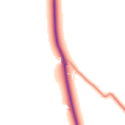 Daytime road noise heatmap for CW10 0LN