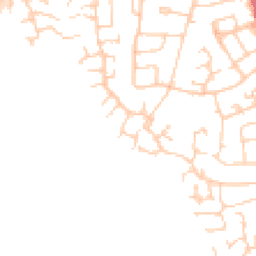 Daytime road noise heatmap for CW10 0NL