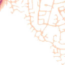 Daytime road noise heatmap for CW10 0NR