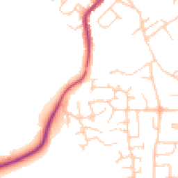 Daytime road noise heatmap for CW10 0PY