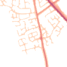 Daytime road noise heatmap for CW10 0QU