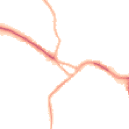 Night-time road noise heatmap for CW10 9ET