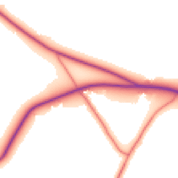 Daytime road noise heatmap for CW10 9JB
