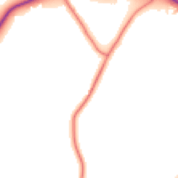 Daytime road noise heatmap for CW10 9JS