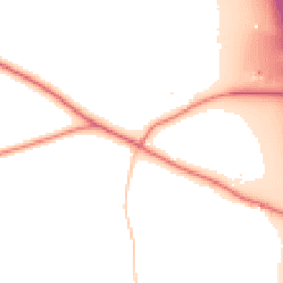 Daytime road noise heatmap for CW10 9LS