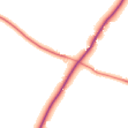 Daytime road noise heatmap for CW10 9NW