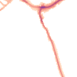 Night-time road noise heatmap for CW10 9PE