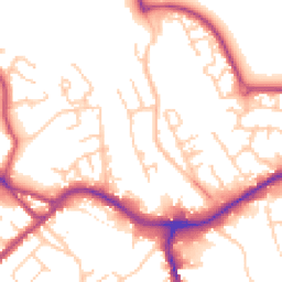 Daytime road noise heatmap for CW10 9RB