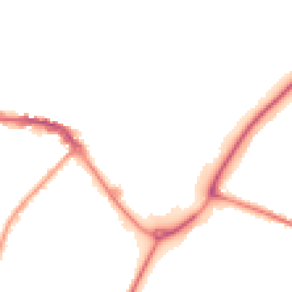 Night-time road noise heatmap for CW11 1AT