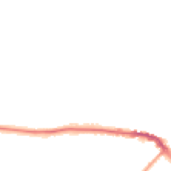 Night-time road noise heatmap for CW11 1BY