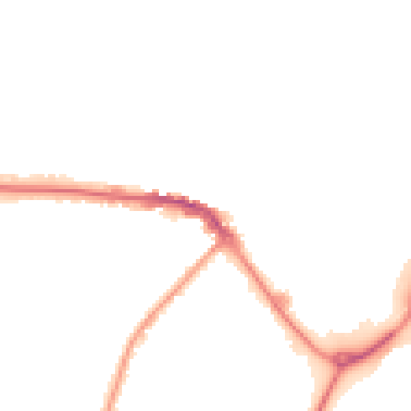 Night-time road noise heatmap for CW11 1DH