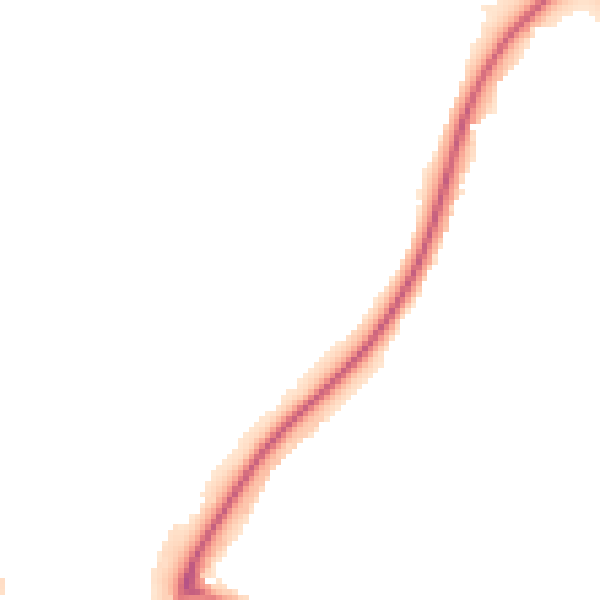 Night-time road noise heatmap for CW11 1DX
