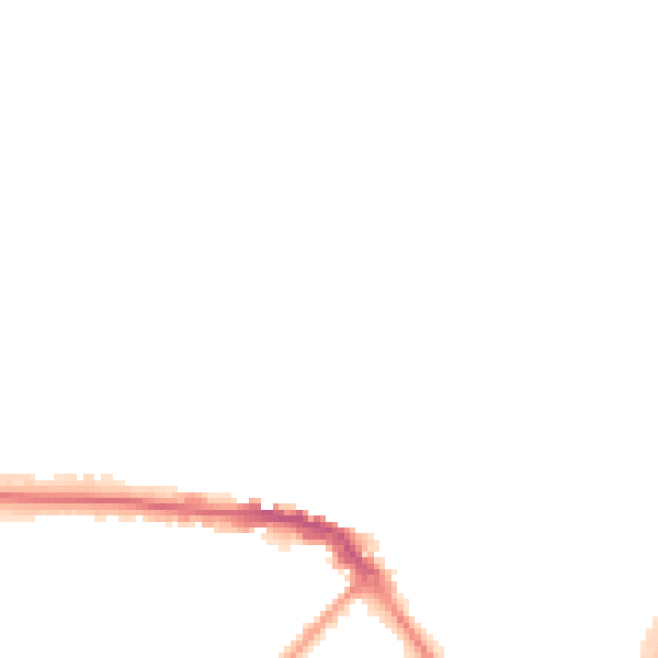 Night-time road noise heatmap for CW11 1GJ