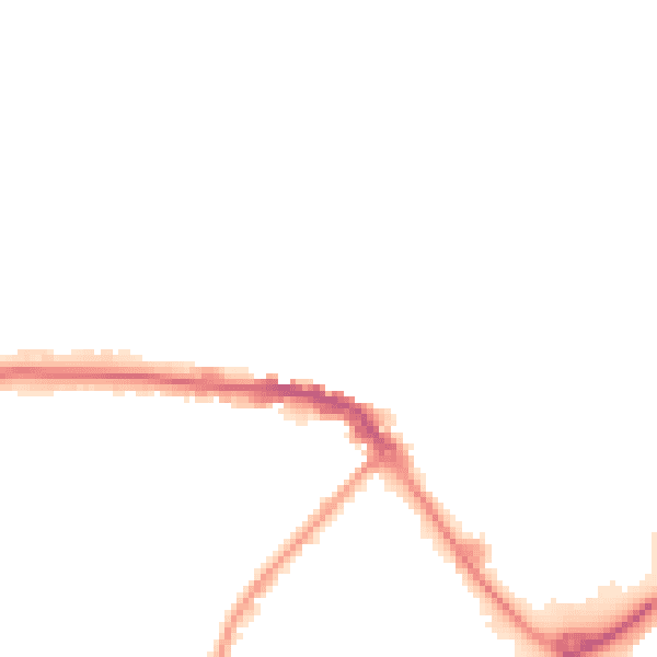 Night-time road noise heatmap for CW11 1JN