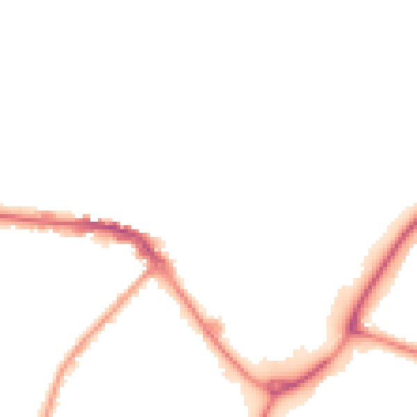 Night-time road noise heatmap for CW11 1JP