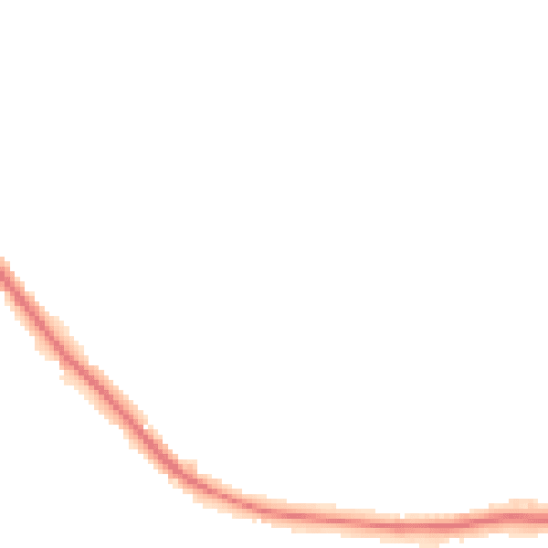 Night-time road noise heatmap for CW11 1WD