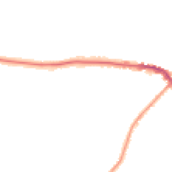 Night-time road noise heatmap for CW11 1YH