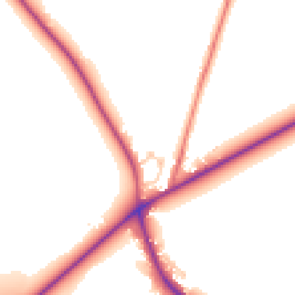 Daytime road noise heatmap for CW11 2AG