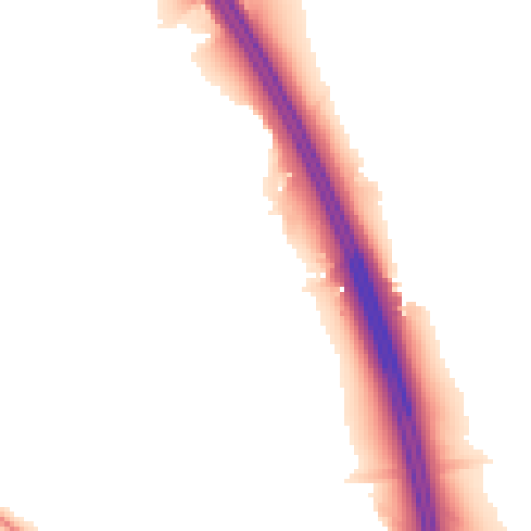 Night-time road noise heatmap for CW11 2LG