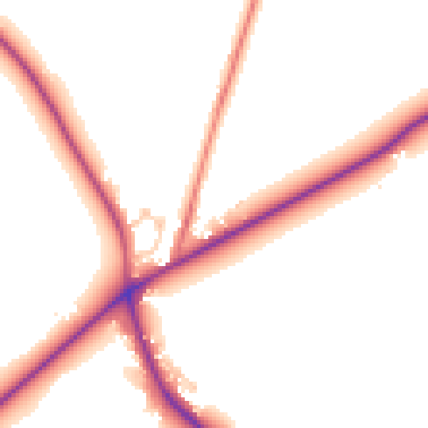 Daytime road noise heatmap for CW11 2SB
