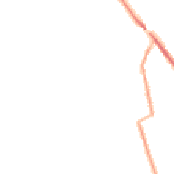 Night-time road noise heatmap for CW11 3AS