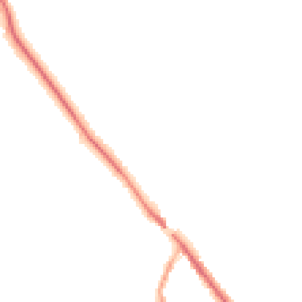 Night-time road noise heatmap for CW11 3BG