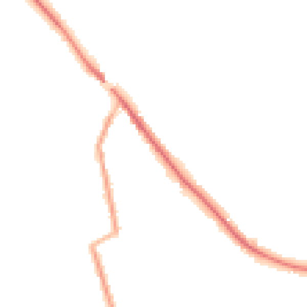 Night-time road noise heatmap for CW11 3FF