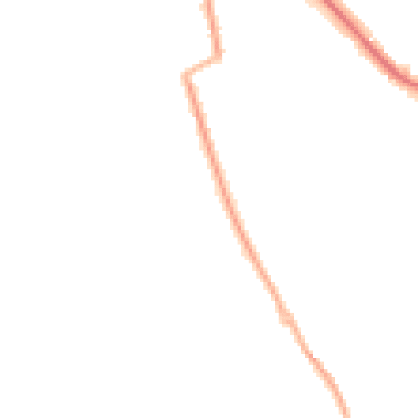 Night-time road noise heatmap for CW11 3GU