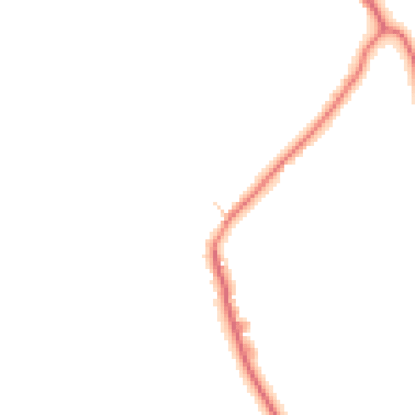 Daytime road noise heatmap for CW11 3NH