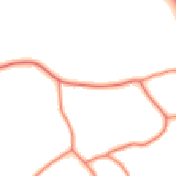 Daytime road noise heatmap for CW11 3QB