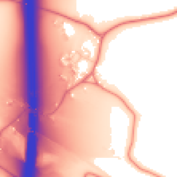 Daytime road noise heatmap for CW11 4DF