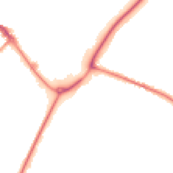 Night-time road noise heatmap for CW11 4HB