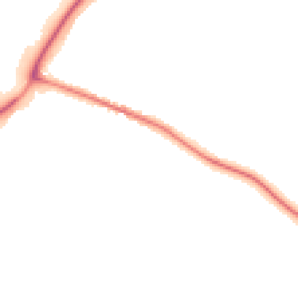 Night-time road noise heatmap for CW11 4HE