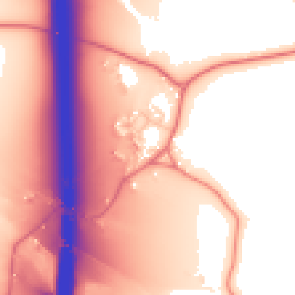 Daytime road noise heatmap for CW11 4SH