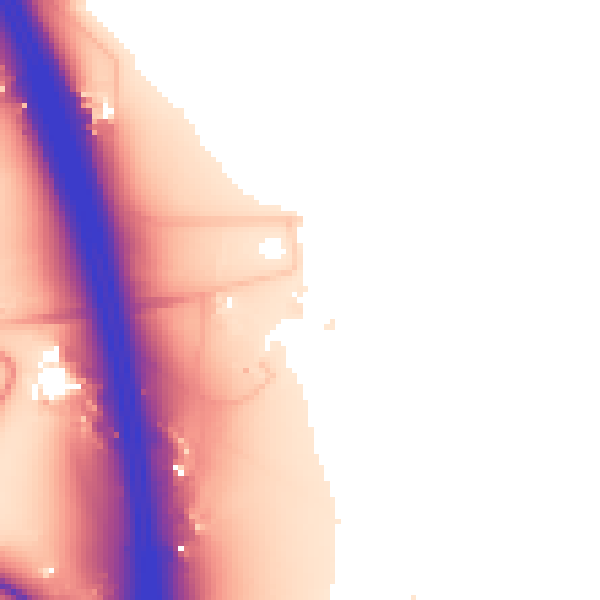 Daytime road noise heatmap for CW11 4SX