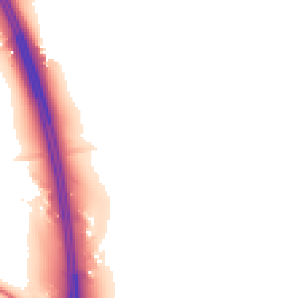 Night-time road noise heatmap for CW11 4SX