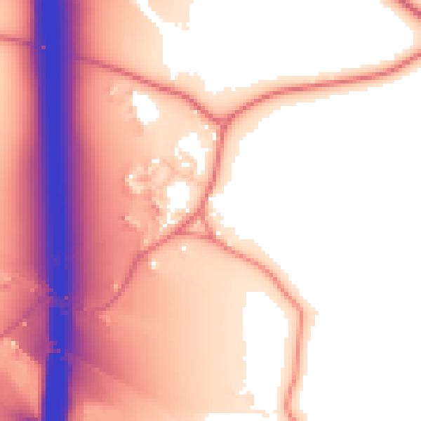 Daytime road noise heatmap for CW11 4YA