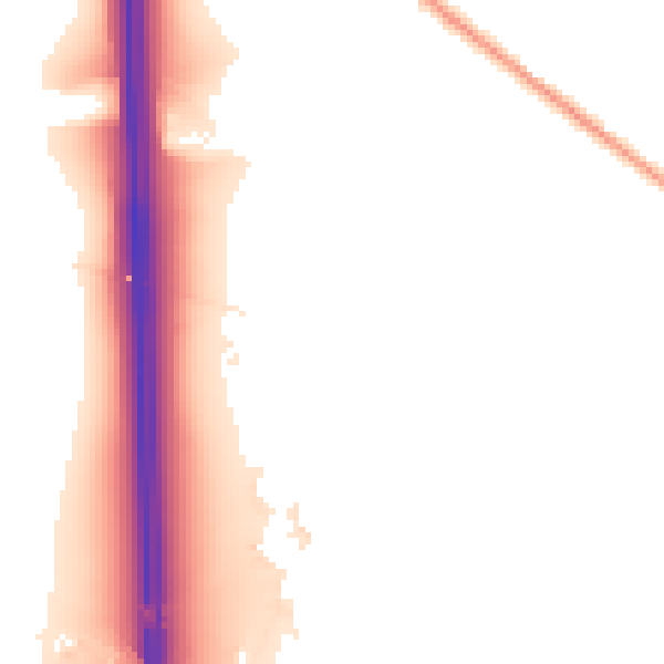 Night-time road noise heatmap for CW11 4YE