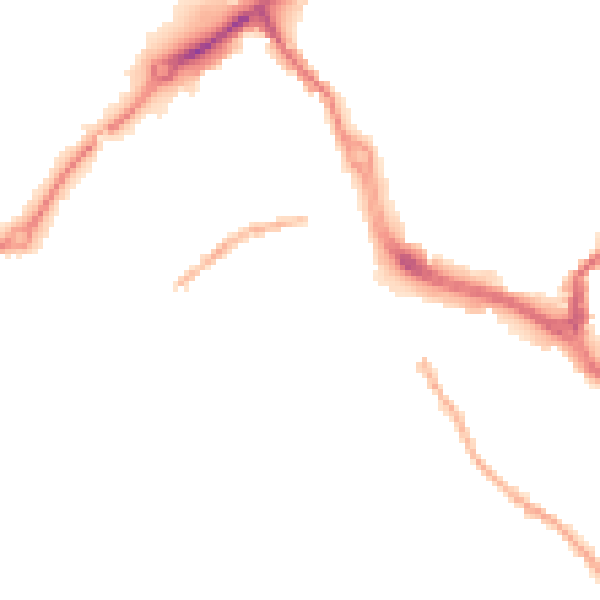 Night-time road noise heatmap for CW12 1AP