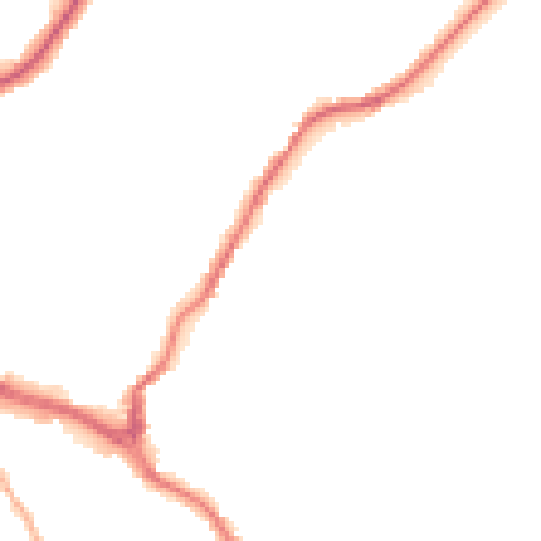 Night-time road noise heatmap for CW12 1SS
