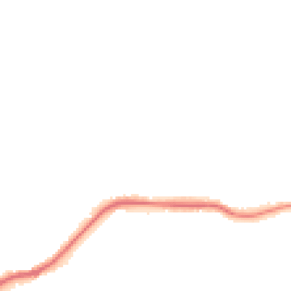 Night-time road noise heatmap for CW12 2BW