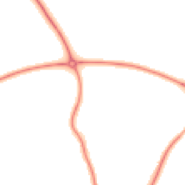 Night-time road noise heatmap for CW12 2GL