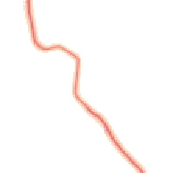 Daytime road noise heatmap for CW12 2LT