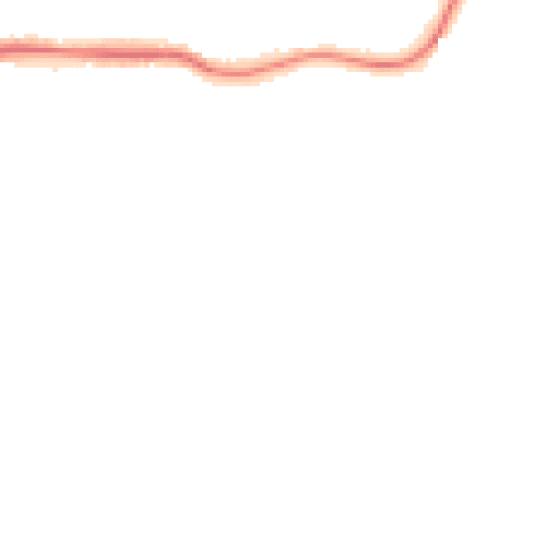 Night-time road noise heatmap for CW12 2RA