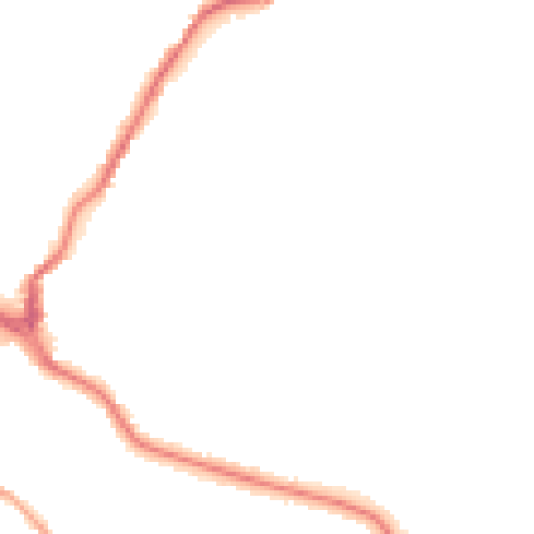 Night-time road noise heatmap for CW12 3HA