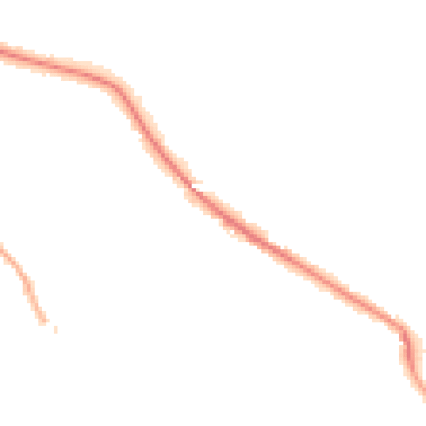 Night-time road noise heatmap for CW12 3JR