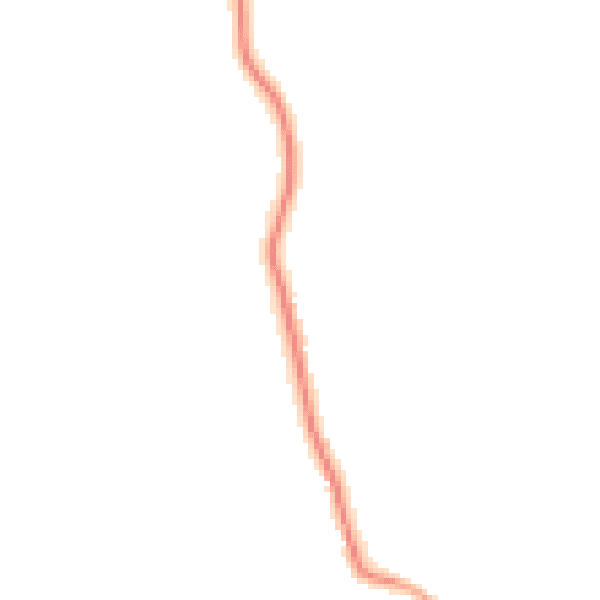 Night-time road noise heatmap for CW12 3SB