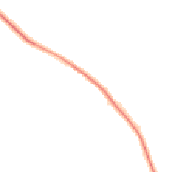 Night-time road noise heatmap for CW12 4SG